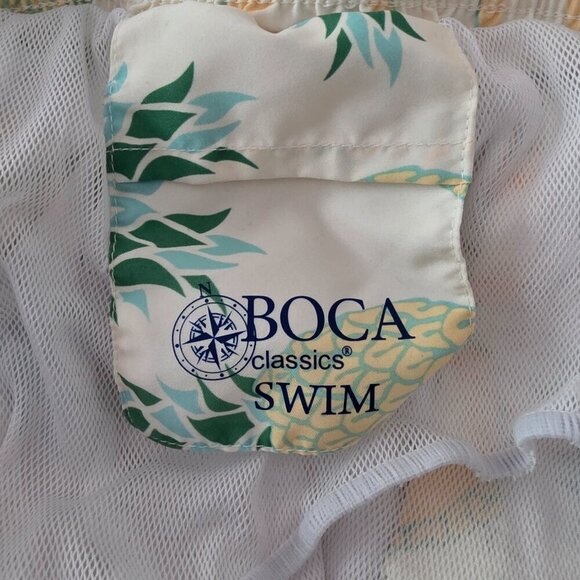 BOCA Classics Men's Swim Trunks Pineapple Bathing Suit XL - Picture 4 of 6